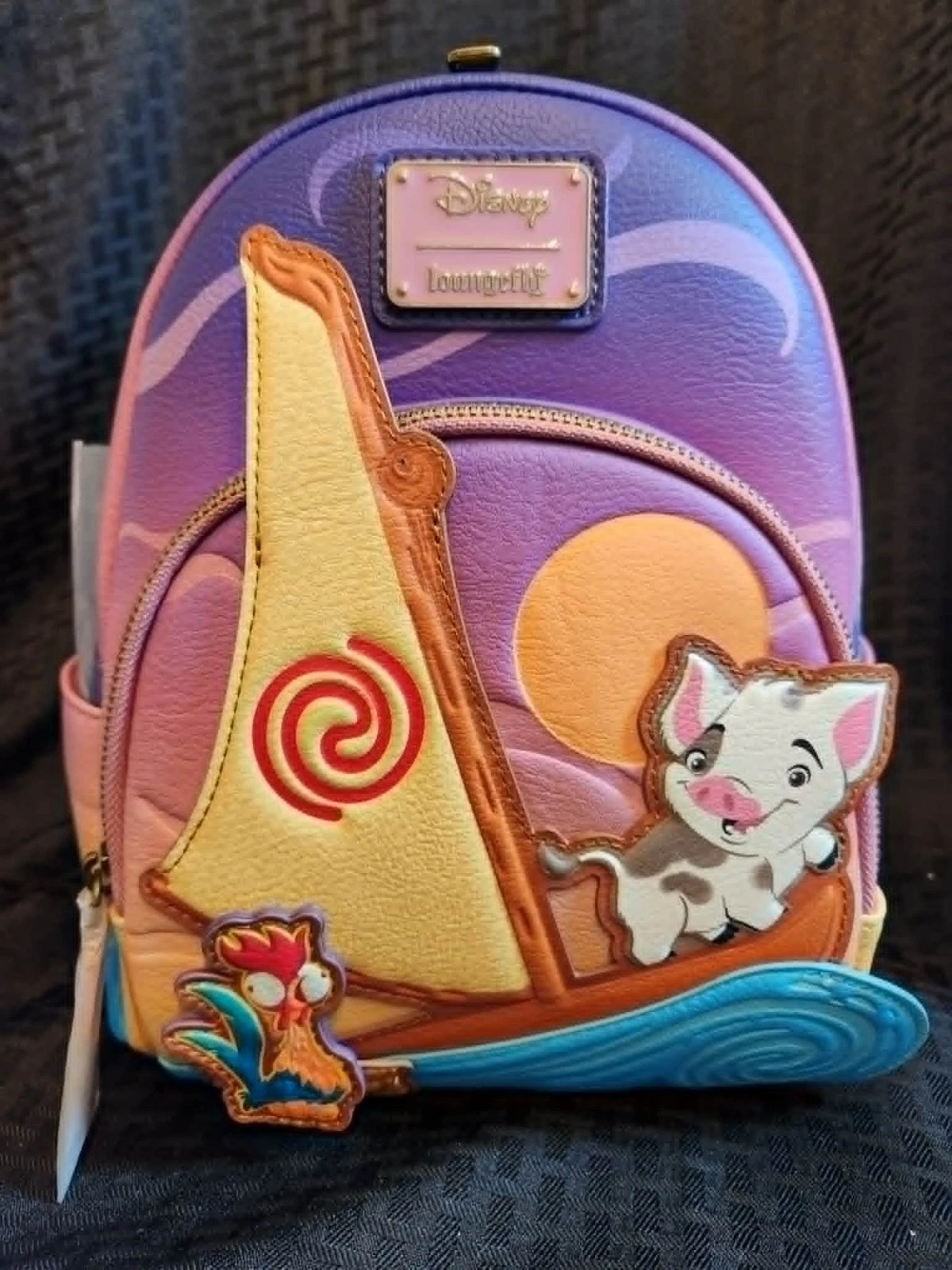 Loungefly Disney Moana Pua & Hei Hei Boat