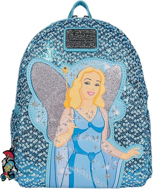 Loungefly Pinocchio's Blue Fairy Sequin Mini Backpack