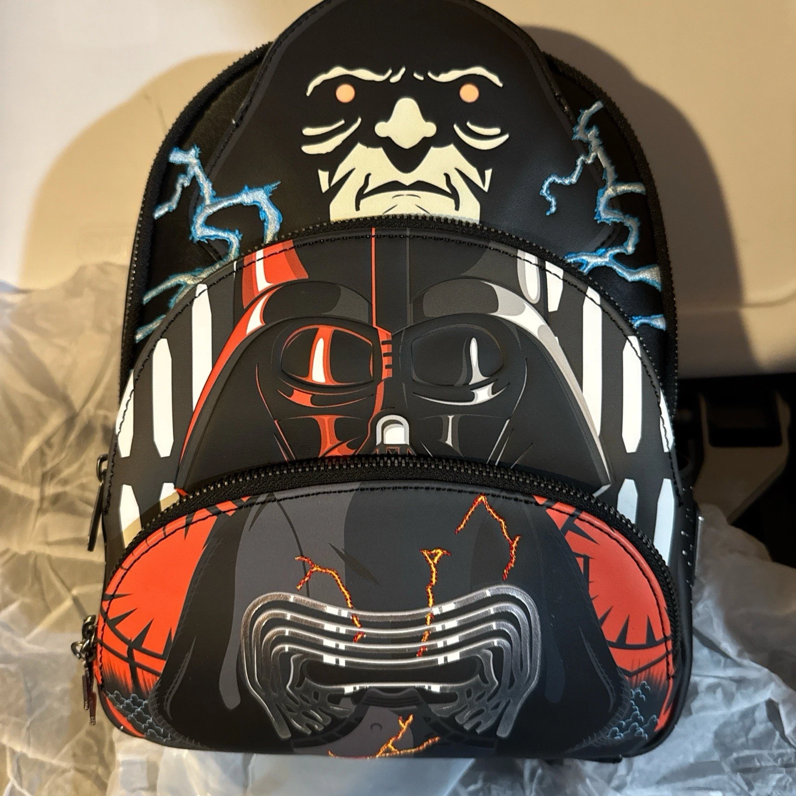 Loungefly Star Wars Villains Triple Pocket Glow-in-the-Dark Exclusive Limited