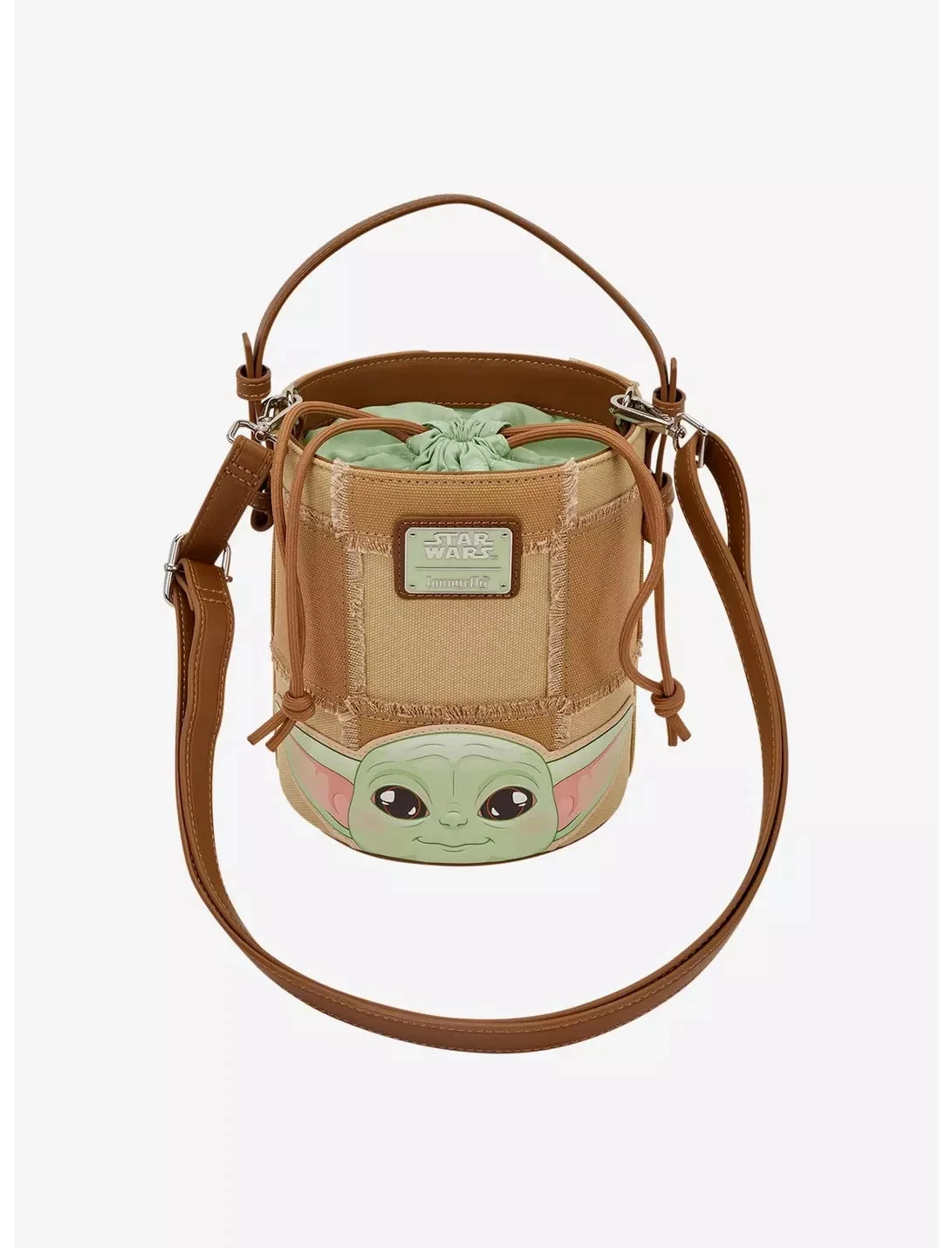 Loungefly Star Wars: The Mandalorian – Grogu & Anzellan Crossbody Bag