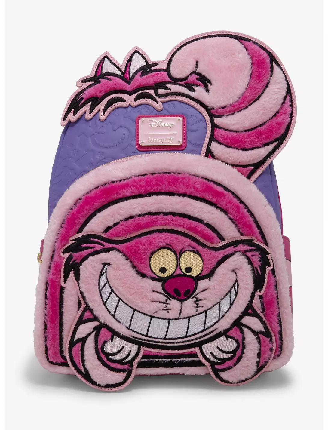 Loungefly Disney Alice in Wonderland Fuzzy Cheshire Cat