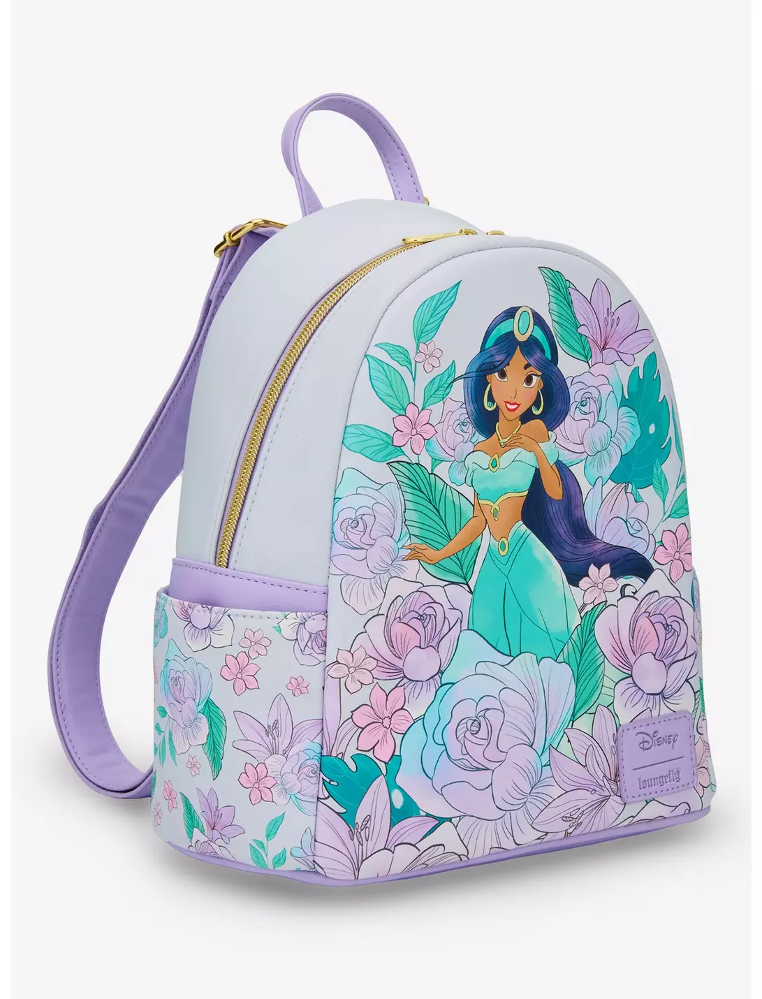 Loungefly Disney Jasmine Lavender Mini Backpack