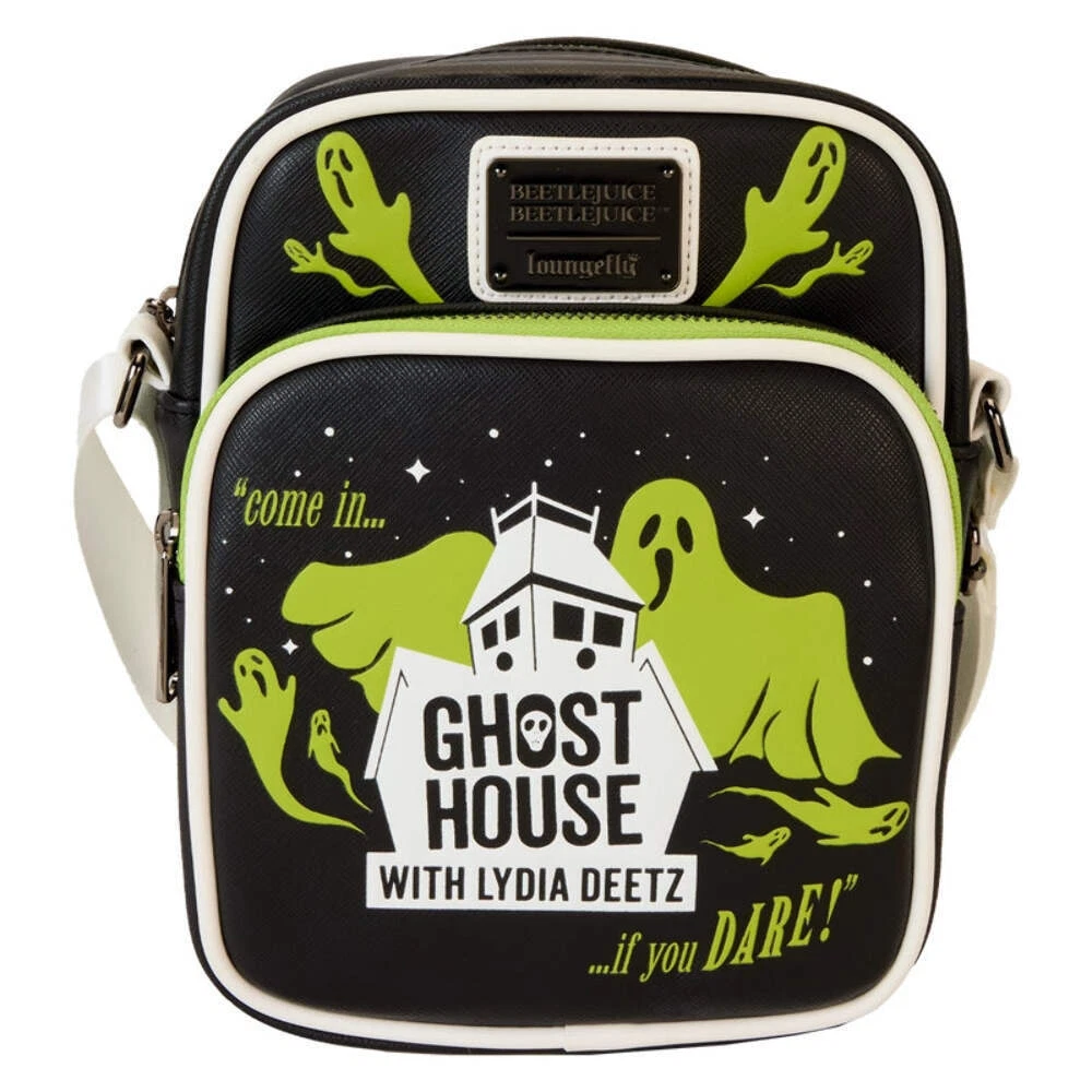 Loungefly Beetlejuice Beetlejuice Ghost House Glow Crossbody