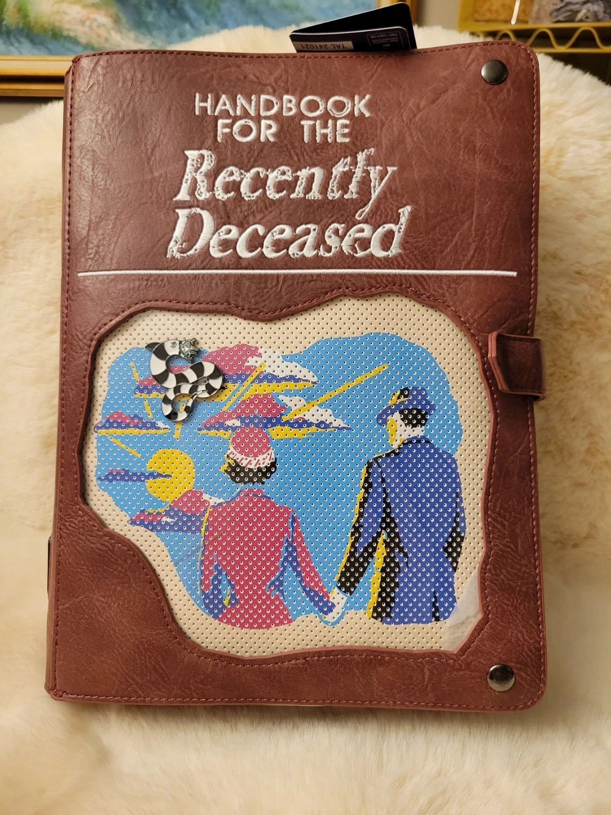 Loungefly Beetlejuice Handbook for the Recently Deceased