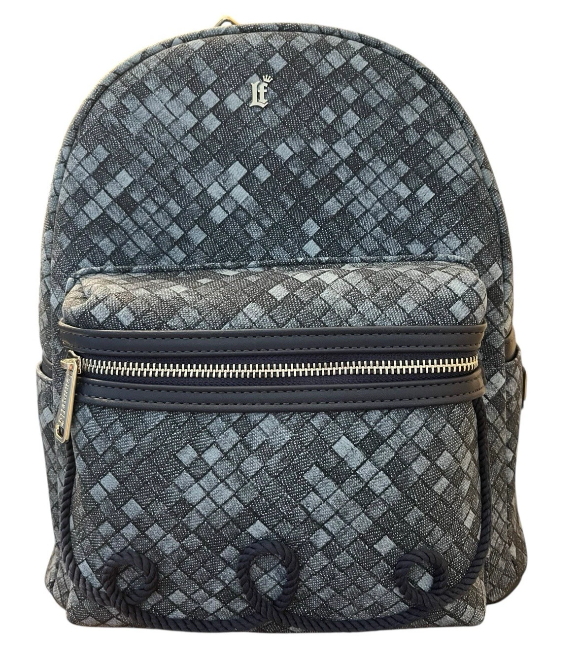 Loungefly Woven Faux Denim Blue Rope Convertible