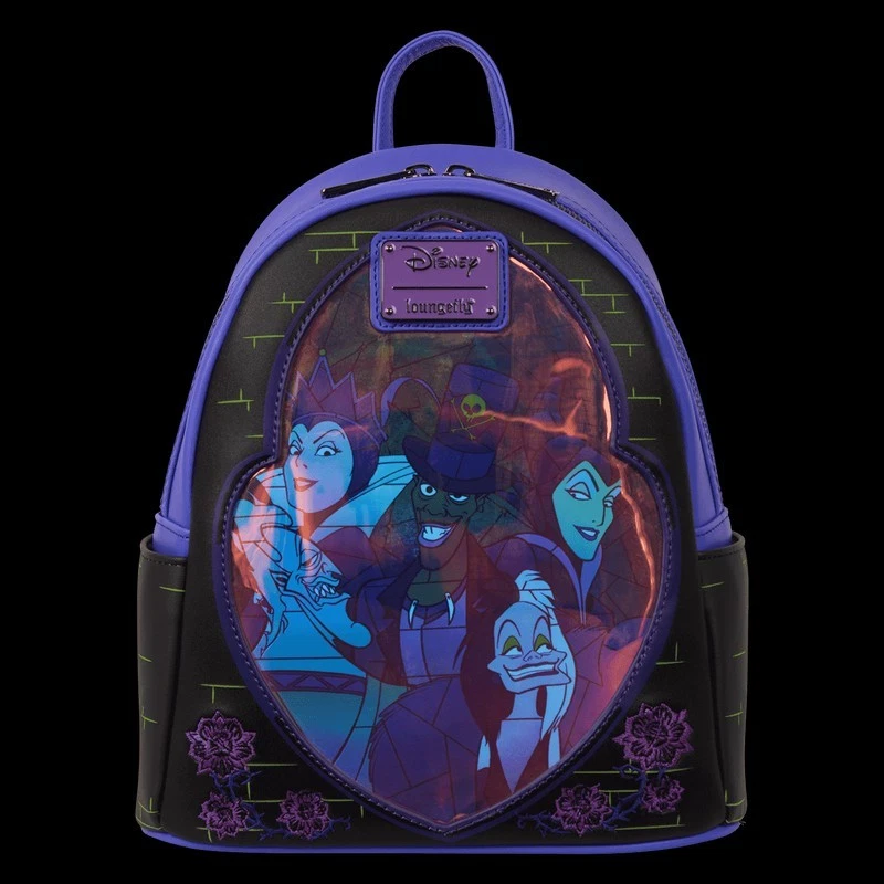 Loungefly Disney Villains Lenticular Stained Glass