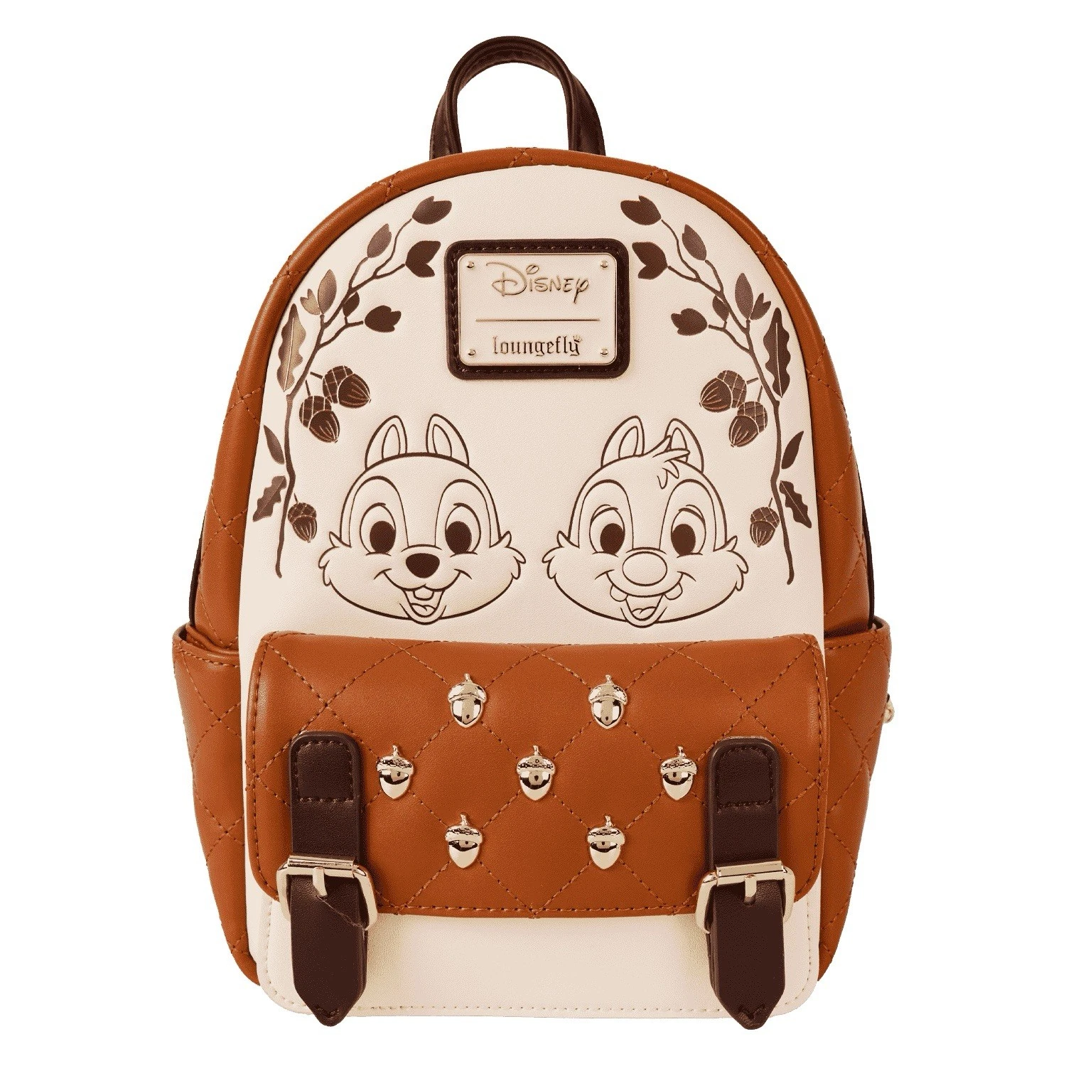 Loungefly Disney Chip n Dale Acorn Quilted Texture