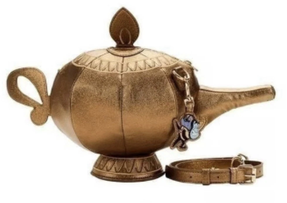 Loungefly Stitch Shoppe Aladdin Genie Lamp Crossbody Bag