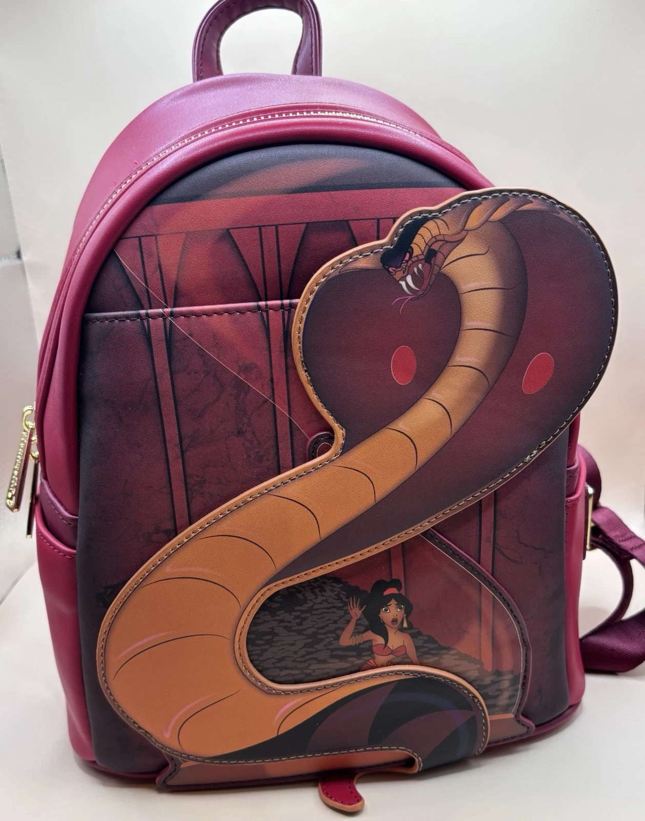 Loungefly Disney Princess Aladdin Jasmine and Jafar Snake