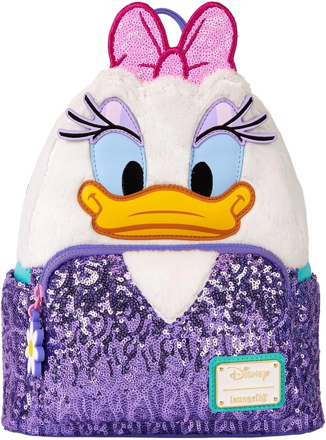 Loungefly Disney Daisy Duck Sequins Purple