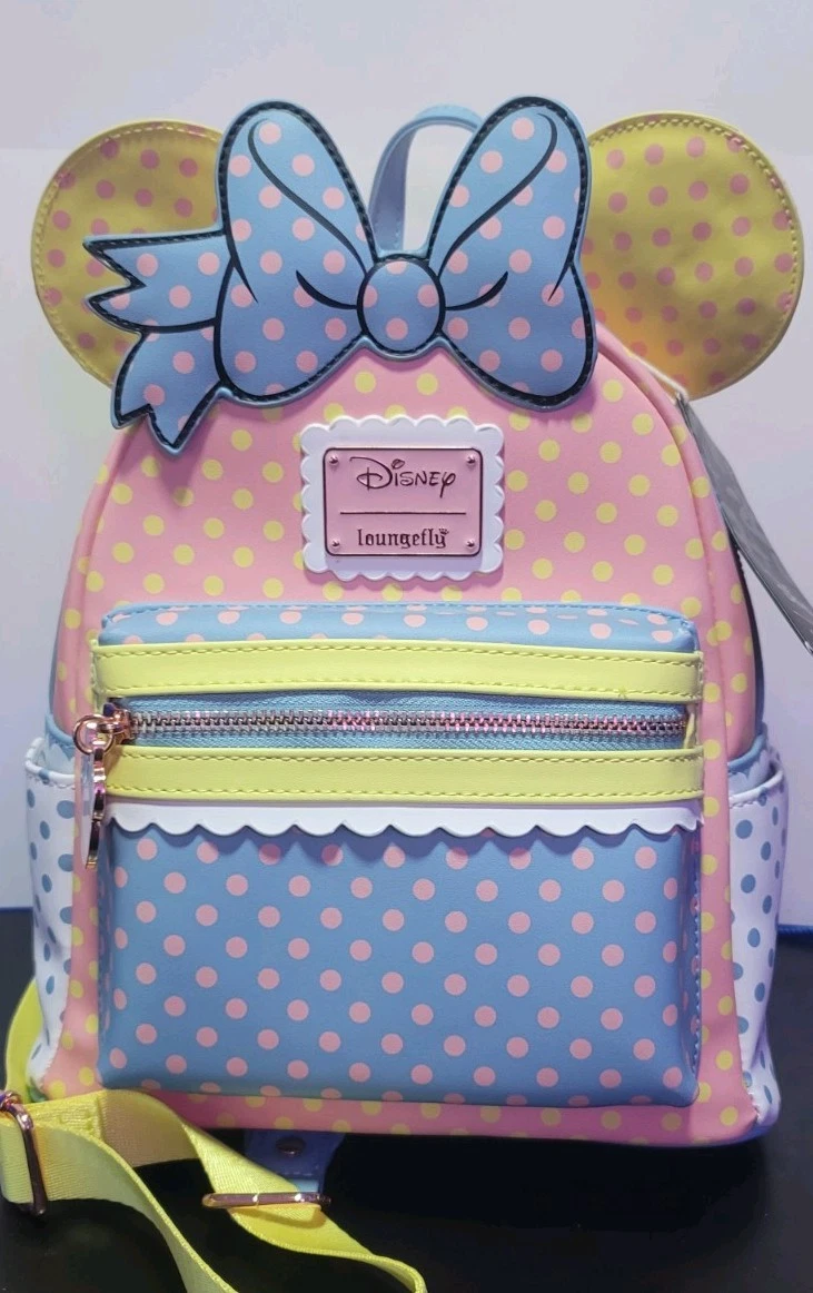 Disney Loungefly Minnie Mouse Pastel Polka Dot