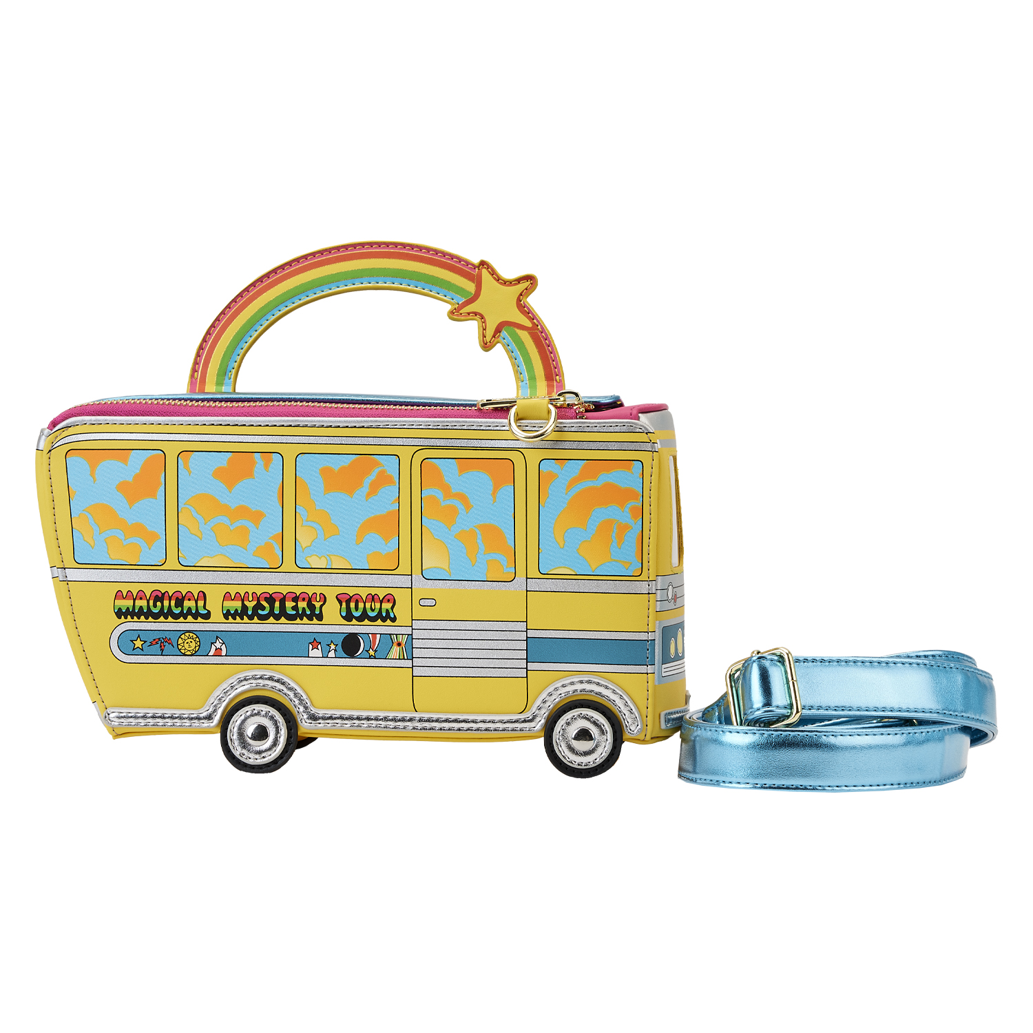 Beatles Loungefly Crossbody Bag - Magical Mystery Tour Bus