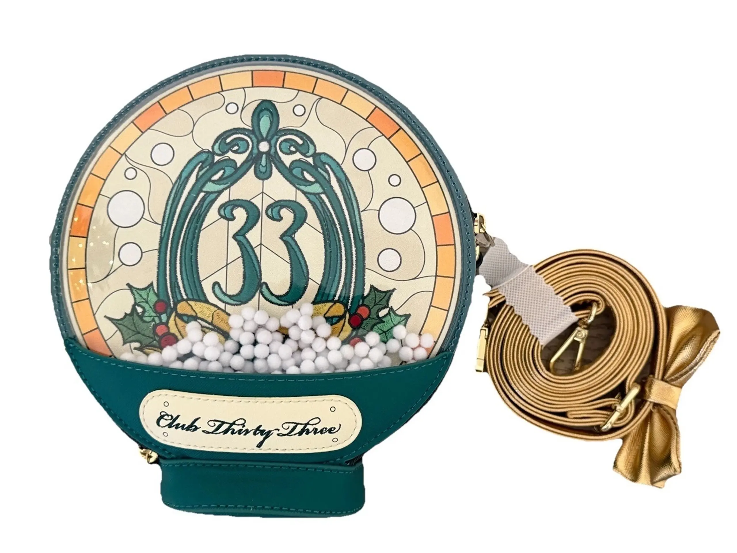 CLUB 33 - 2025 Holiday Snow Globe Loungefly Purse