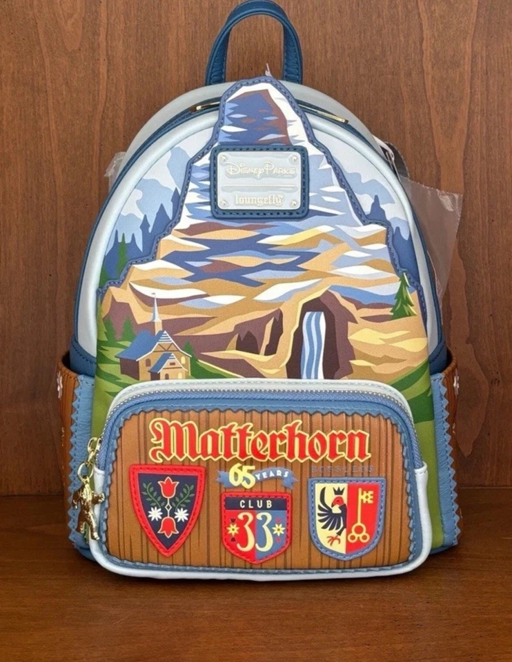 CLUB 33 Disneyland Matterhorn 65th Anniversary Loungefly Backpack