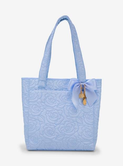 Disney Beauty and The Beast Quilted Roses Tote Bag