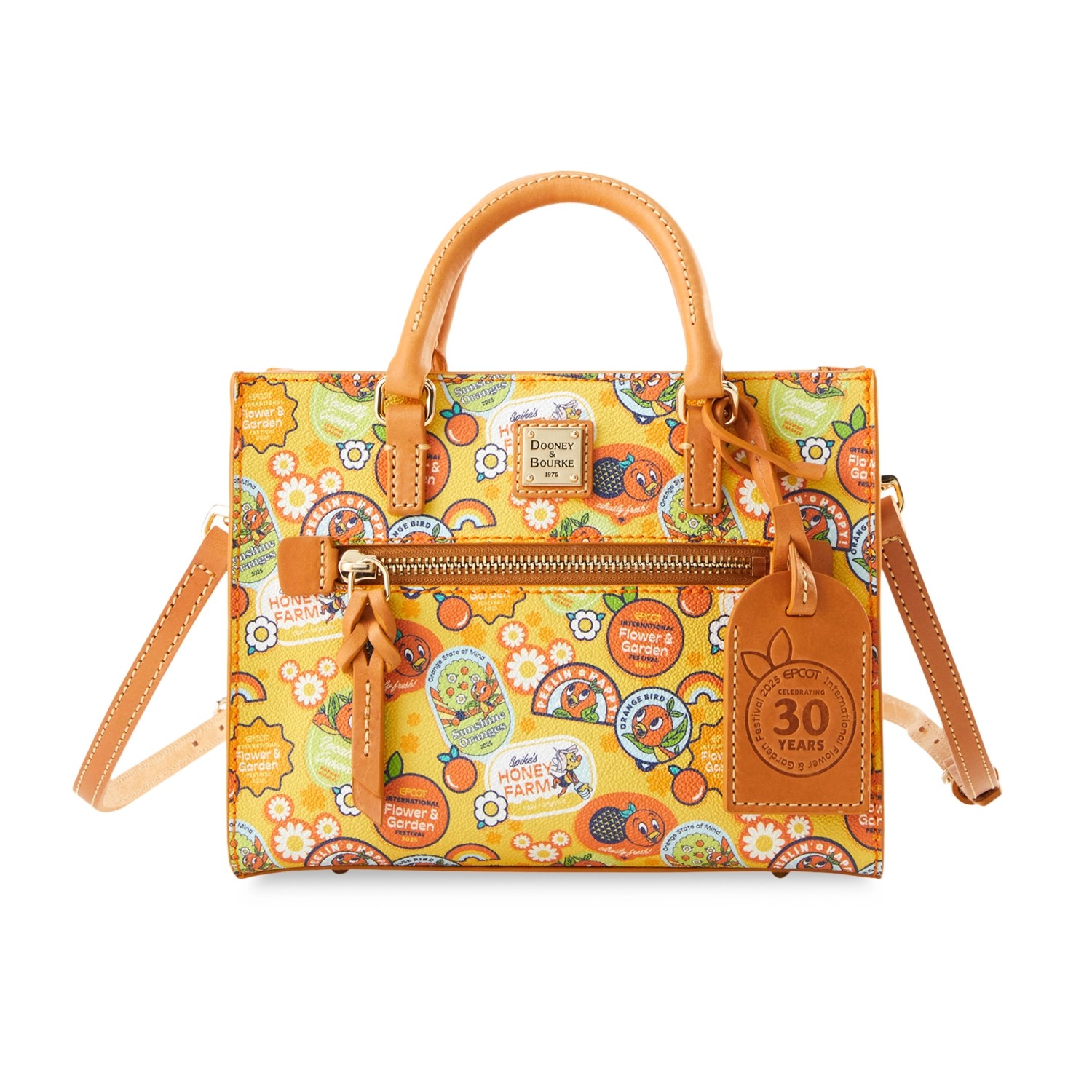 Disney Dooney & Bourke Bag - 2025 Epcot Flower and Garden - Orange Bird Crossbody