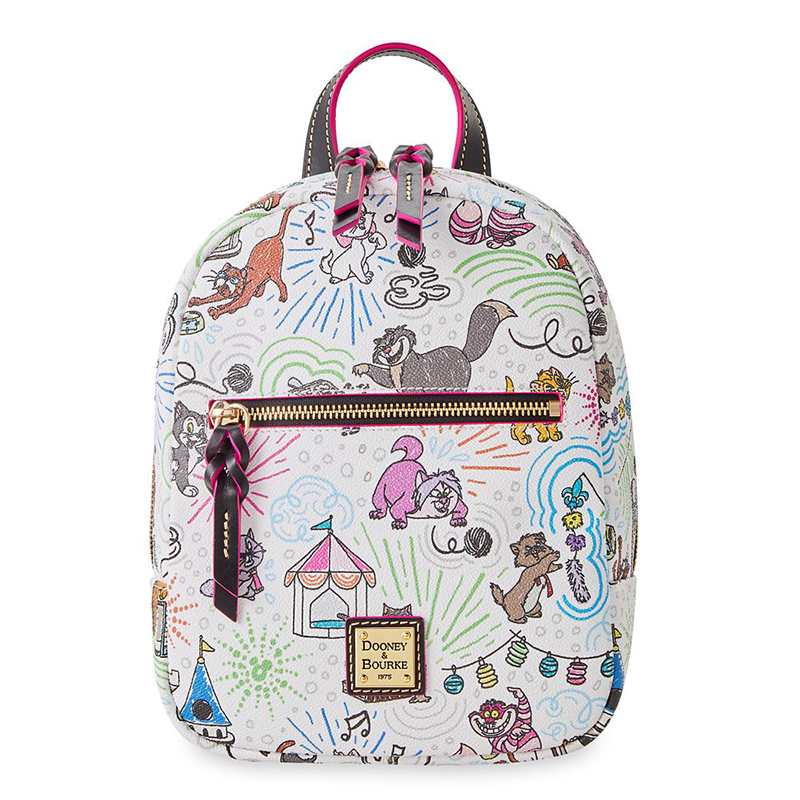 Disney Dooney & Bourke Bag - Disney Cats Sketch - Backpack