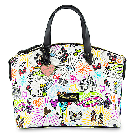 Disney Dooney & Bourke Bag - Disney Sketch Nylon Zip Satchel