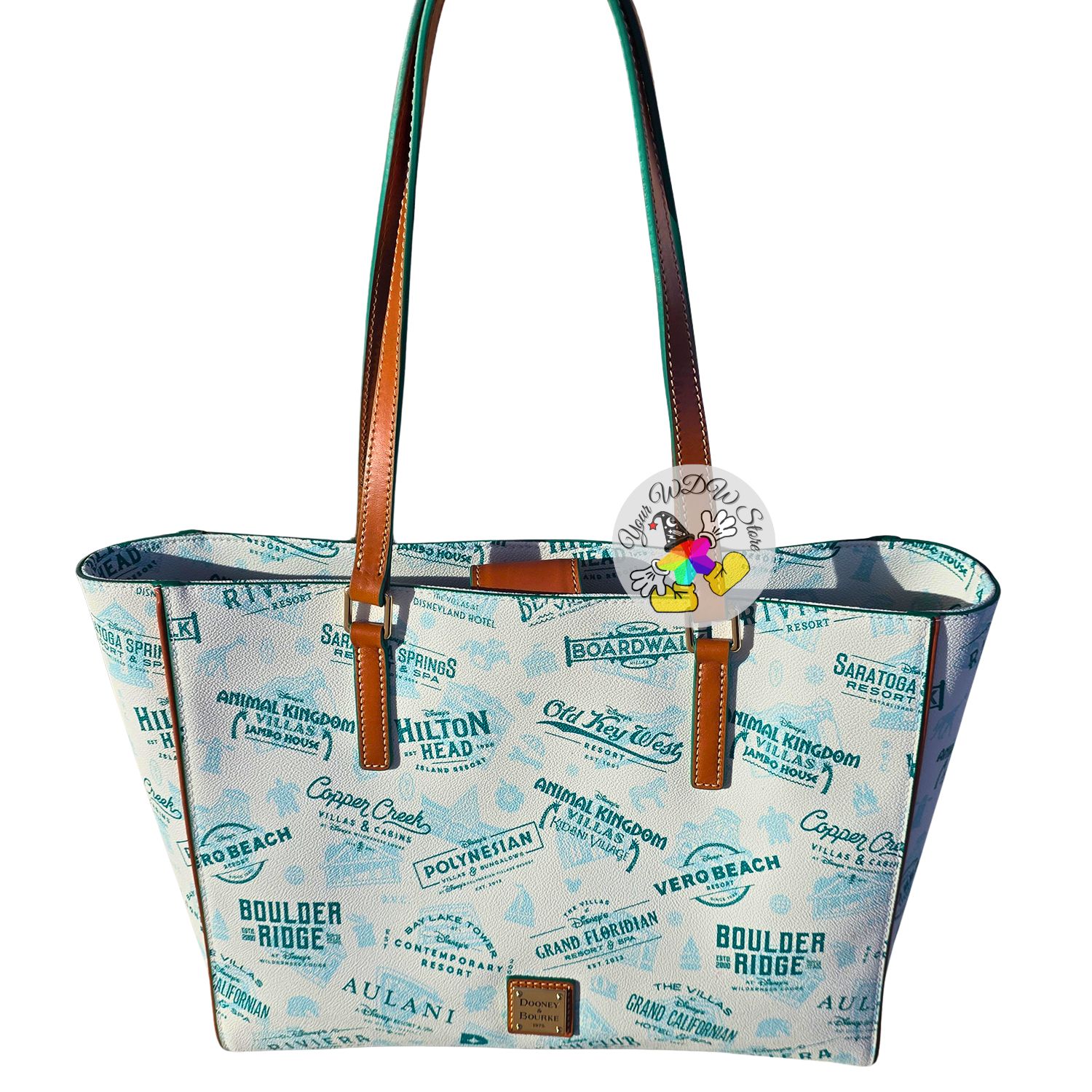 Disney Dooney & Bourke Bag - Disney Vacation Club Resort Logos TOTE