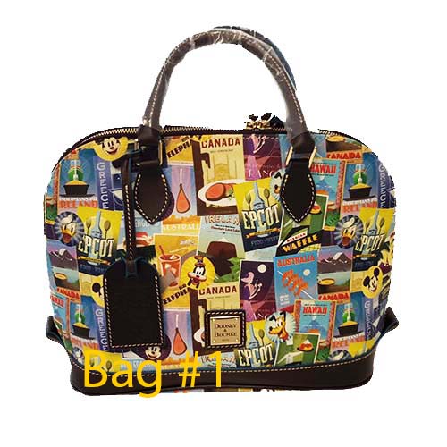 Disney Dooney & Bourke Bag - Food and Wine 2016 - Zip Satchel