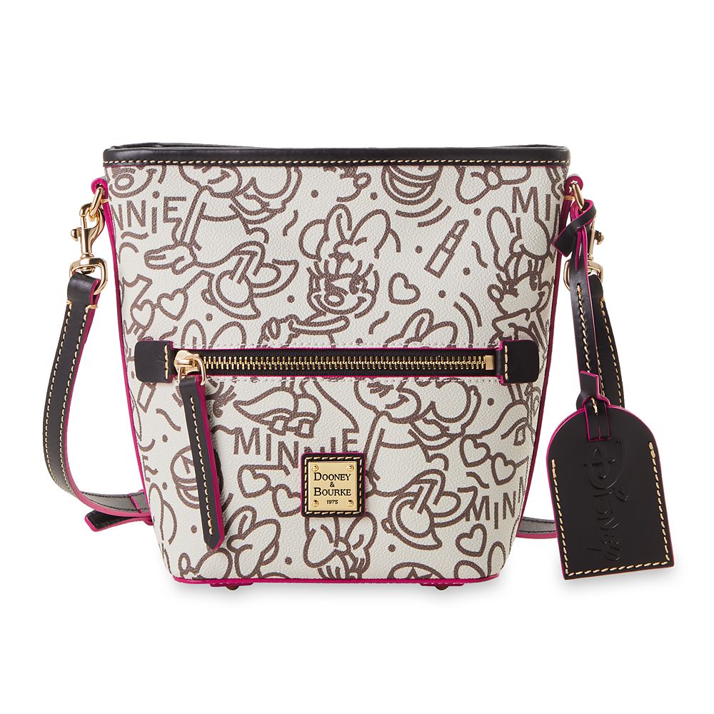 Disney Dooney & Bourke Bag - Minnie Mouse Line Art - Small Zip Sac