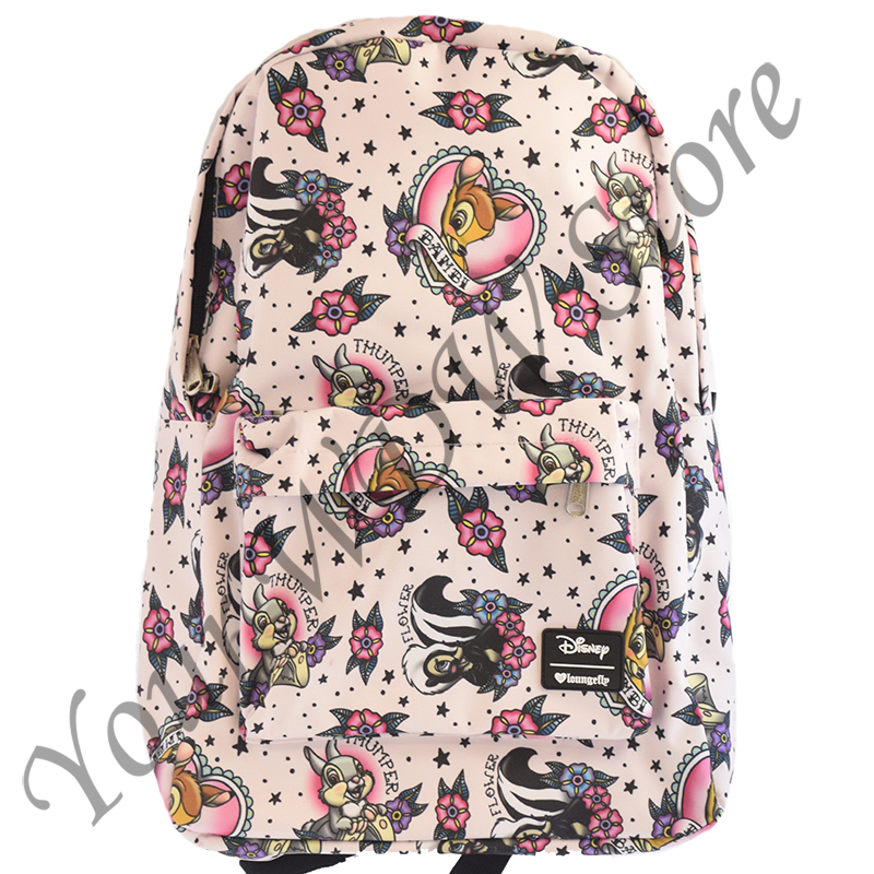 Disney Loungefly Backpack Bag - Bambi and Friends Tattoo
