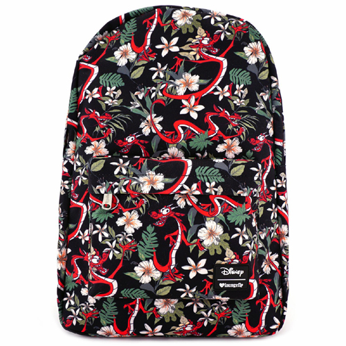 Disney Loungefly Backpack Bag - Mushu Tropical Print