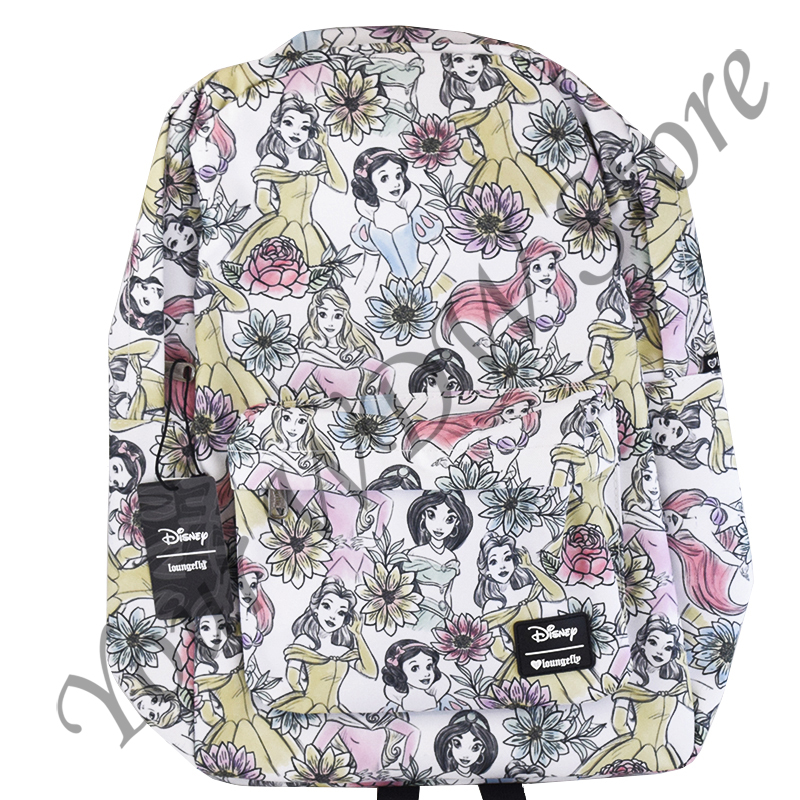 Disney Loungefly Backpack Bag - Princess Flowers