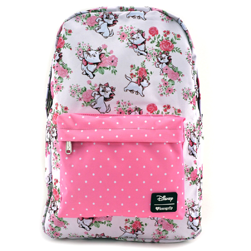 Disney Loungefly Backpack Bag - The Aristocats Marie Floral Allover-Print