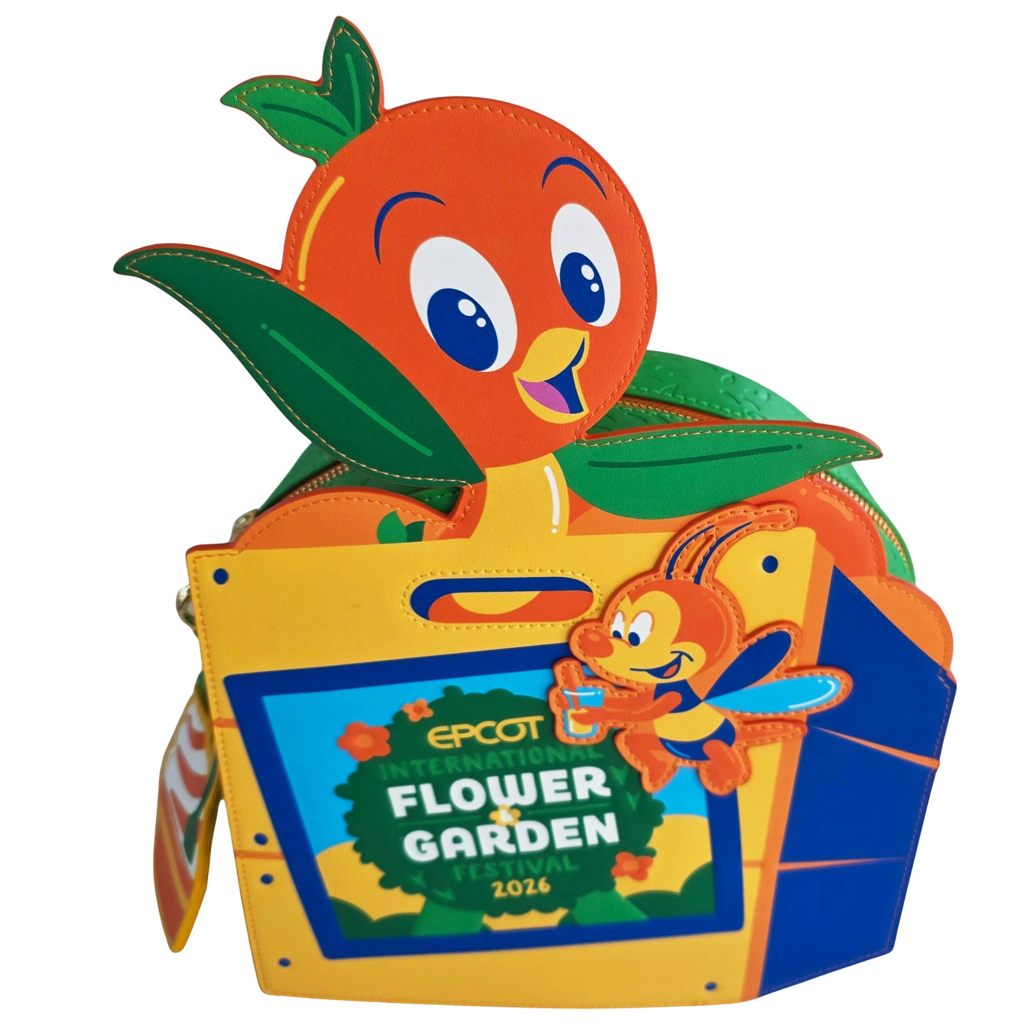Disney Loungefly Bag 2026 Epcot Flower & Garden Orange Bird