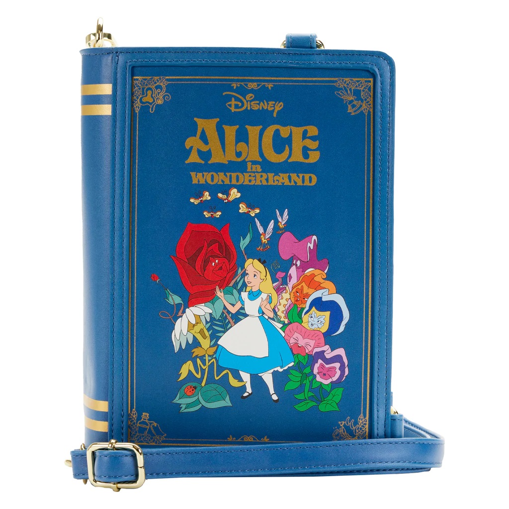 Disney Loungefly Convertible Crossbody - Book Series - Alice in Wonderland