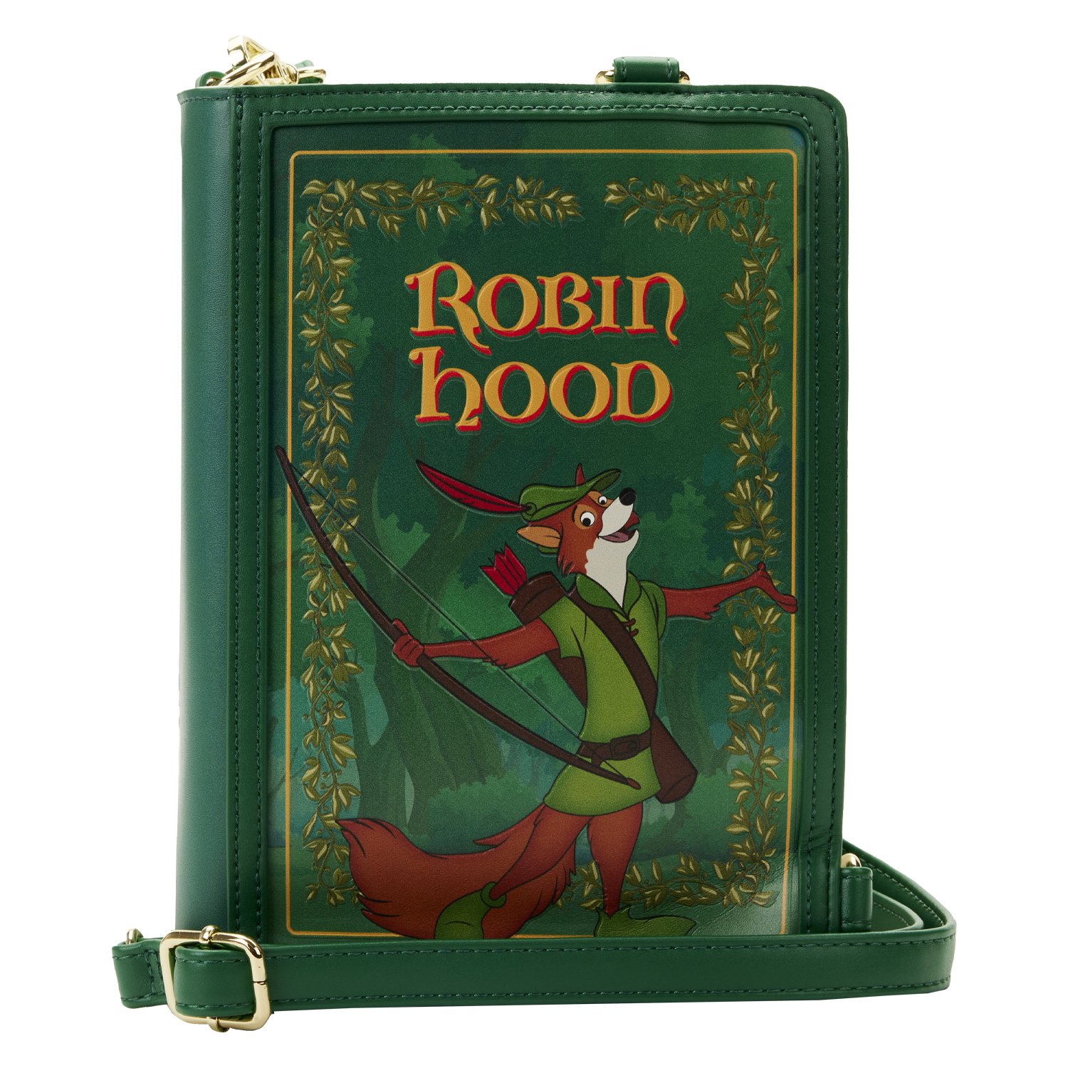 Disney Loungefly Convertible Crossbody - Book Series - Robin Hood Convertible Crossbody Bag