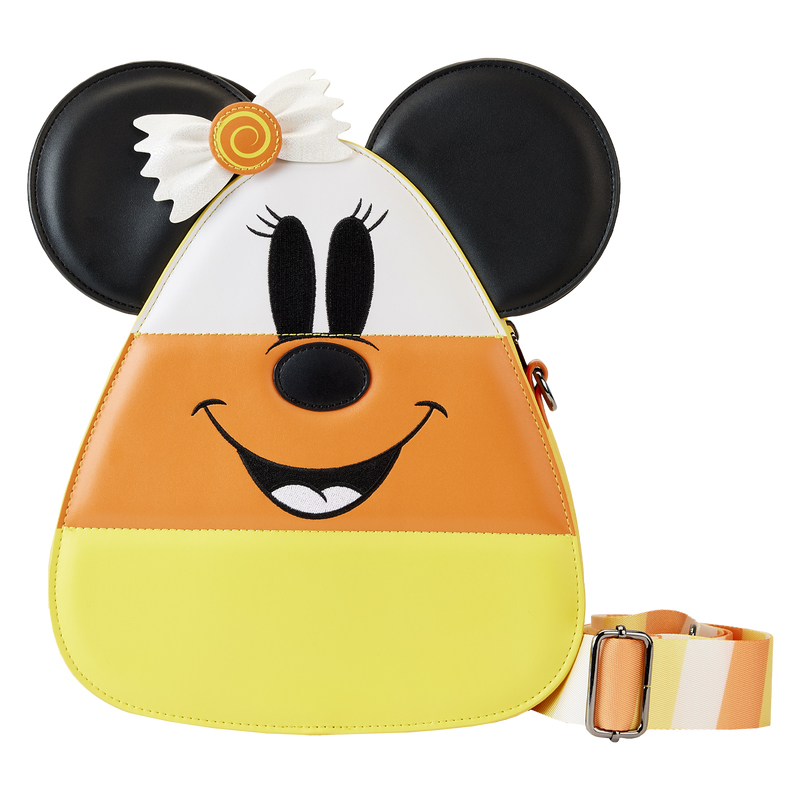 Disney Loungefly Crossbody Bag - Halloween Mickey Minnie Candy Corn Cosplay