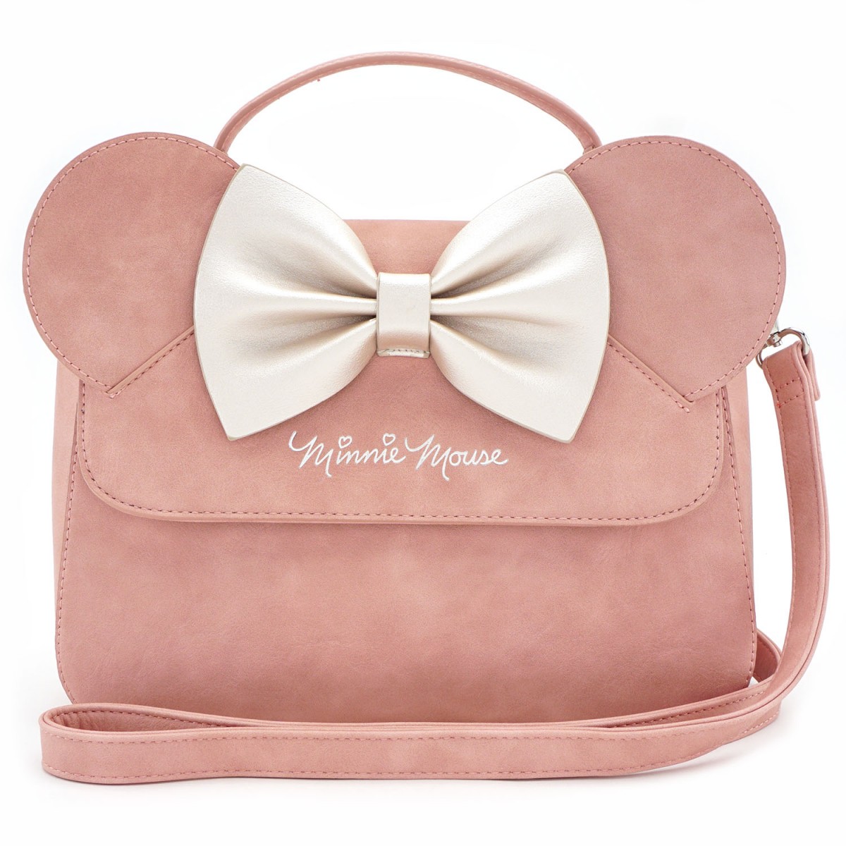 Disney Loungefly Crossbody Bag - Minnie Ears and Bow - Pink