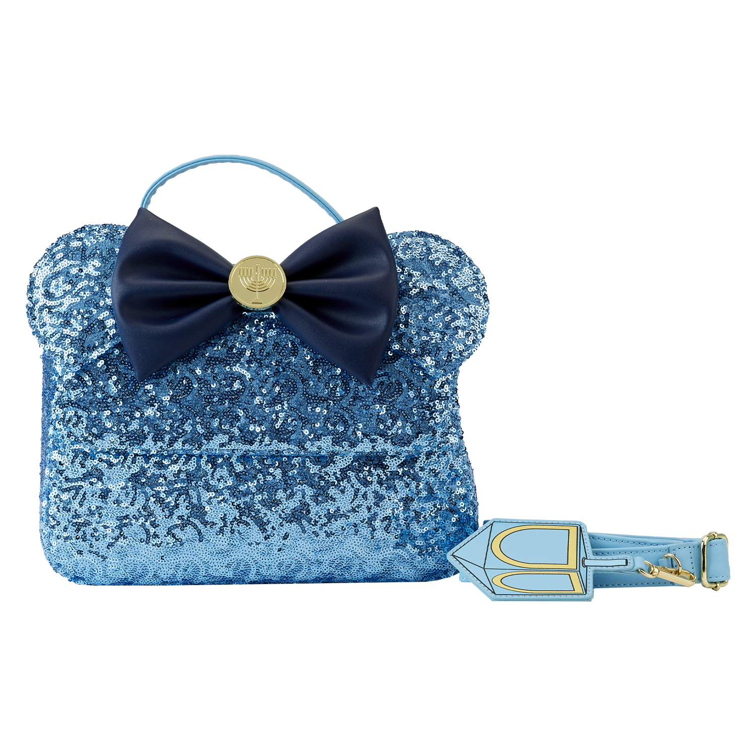 Disney Loungefly Crossbody Bag - Minnie Hanukkah Dreidel