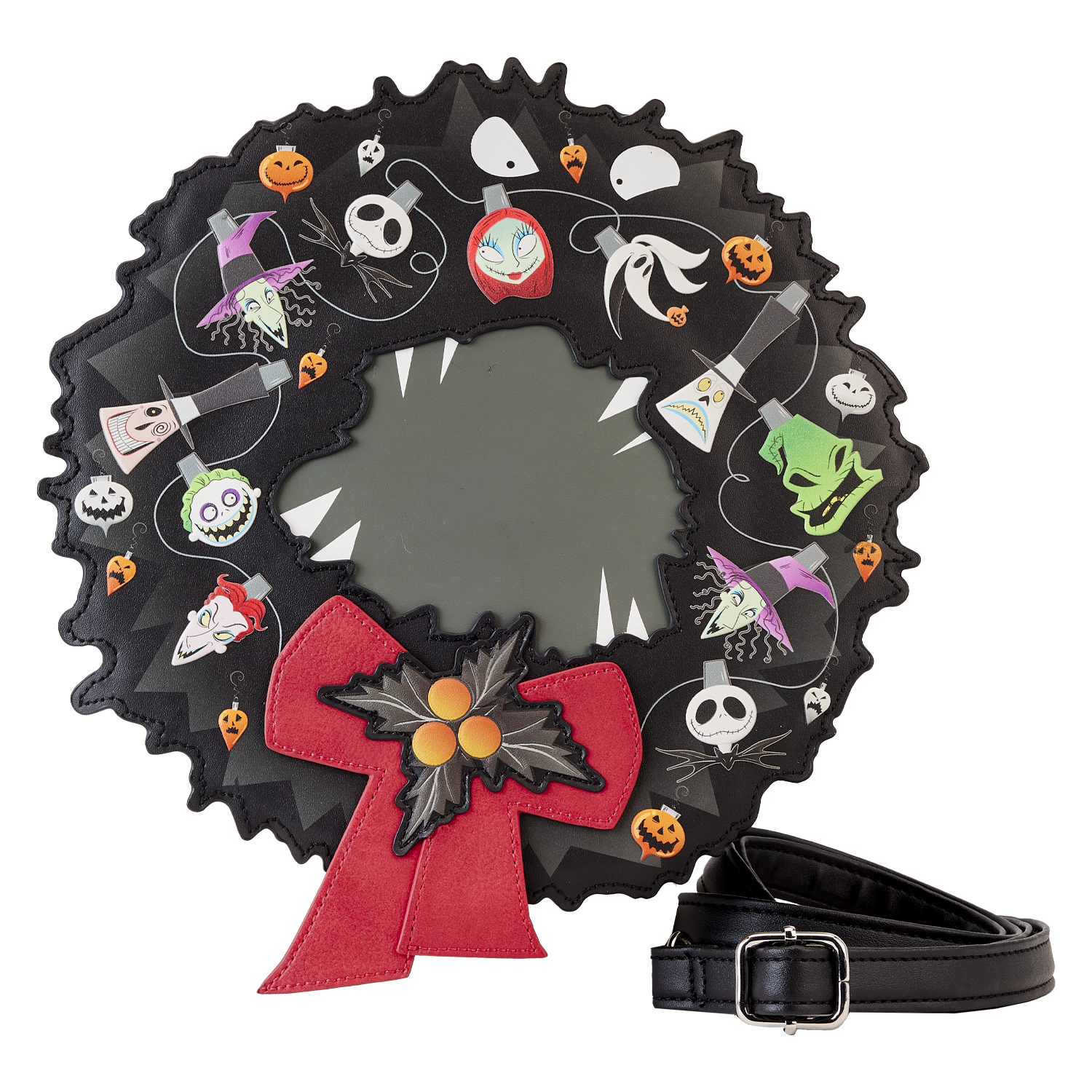 Disney Loungefly Crossbody Bag - Nightmare Before Christmas Wreath