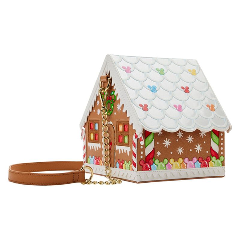Disney Loungefly Crossbody Bag - Stitch Shoppe Minnie Mouse Gingerbread House