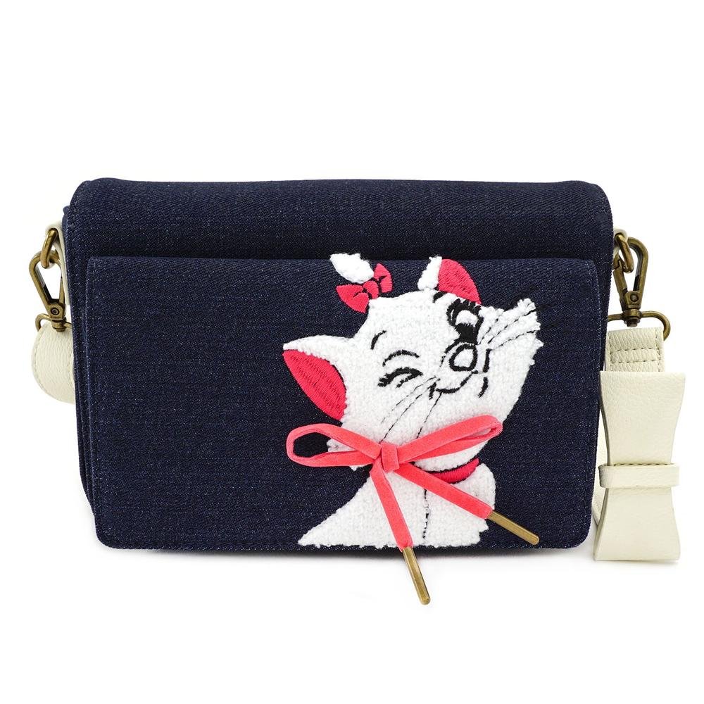 Disney Loungefly Crossbody Bag - The Aristocats Marie Denim Crossbody Bag