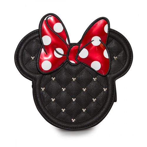 Disney Loungefly Crossbody Chain Bag - Minnie Mouse Bow Quilted