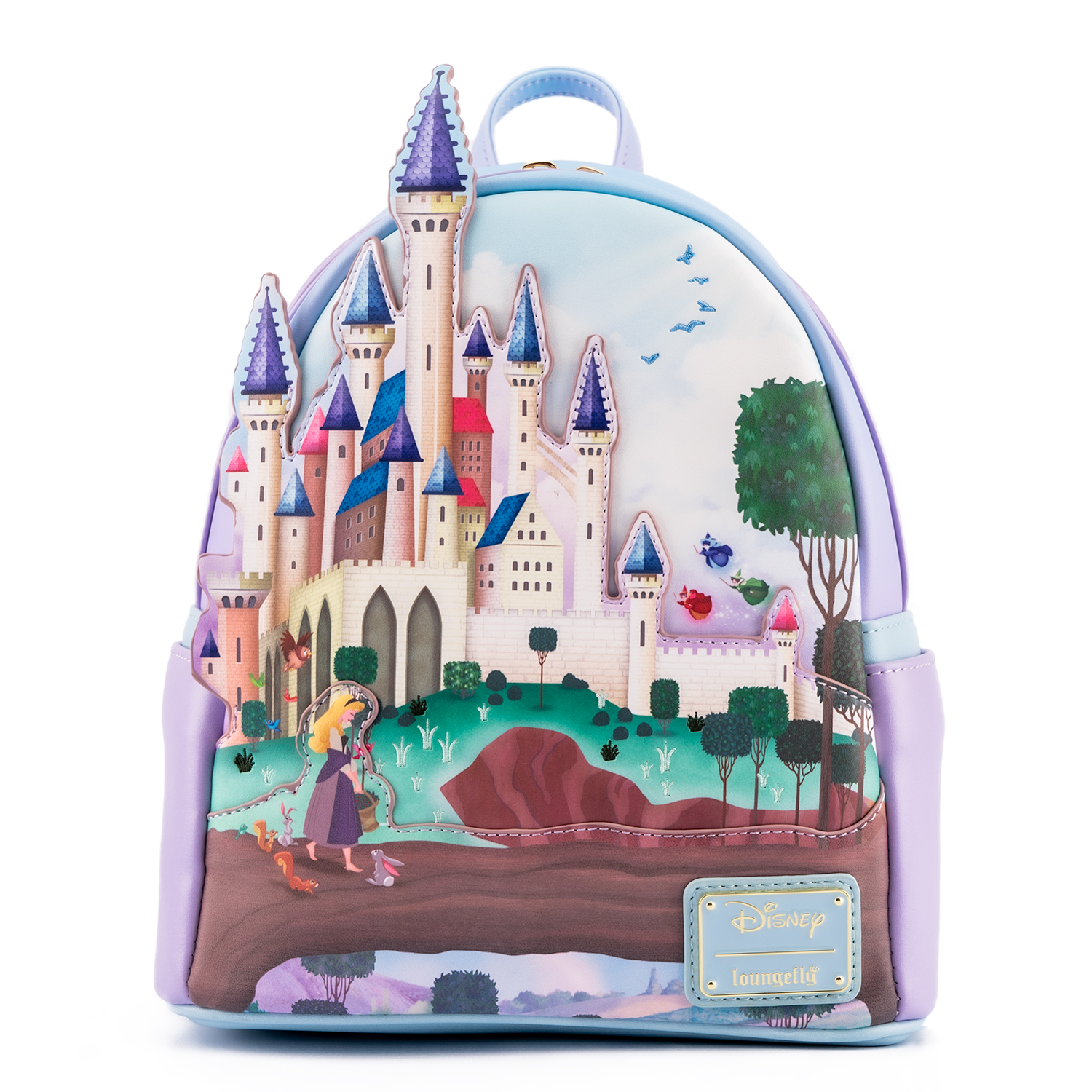 Disney Loungefly Mini Backpack Castle Series Sleeping Beauty