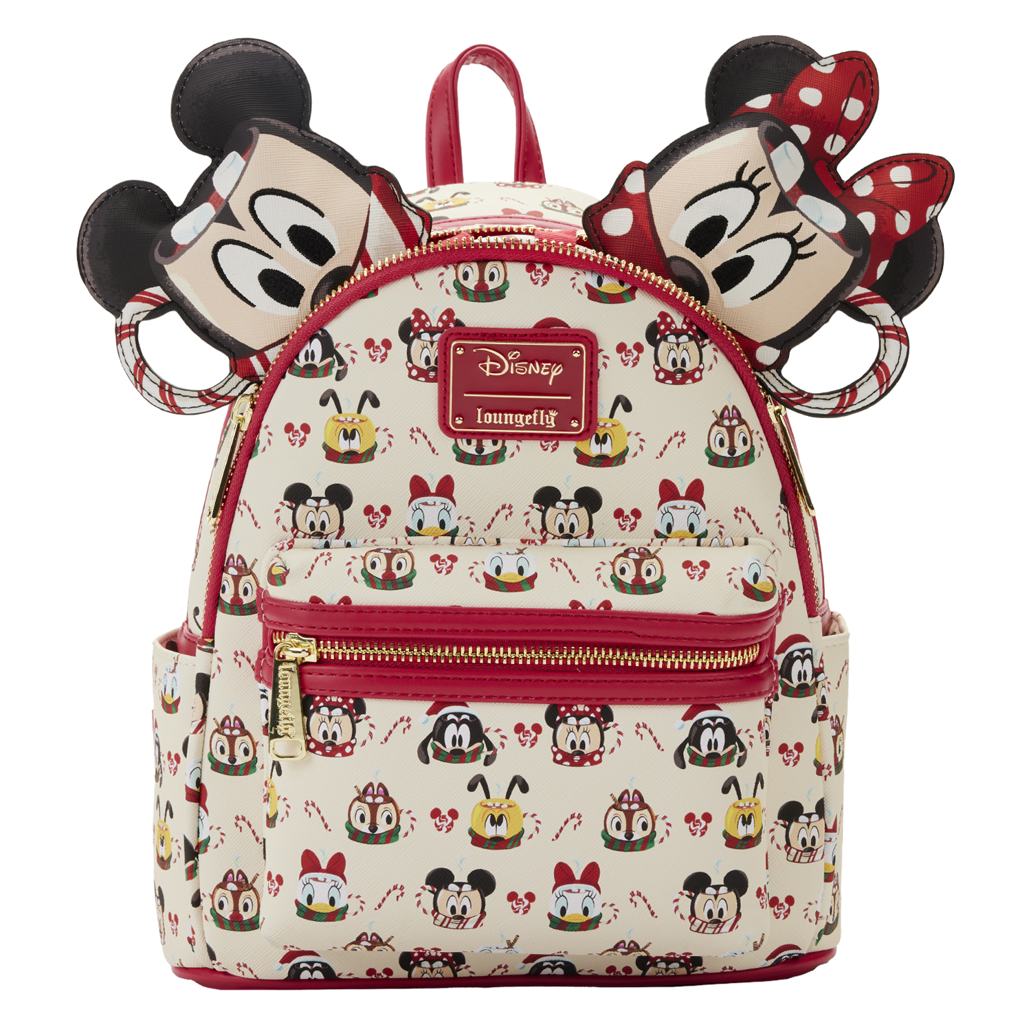 Disney Loungefly Mini Backpack Combo - Mickey and Minnie Hot Cocoa Backpack and Ear Headband