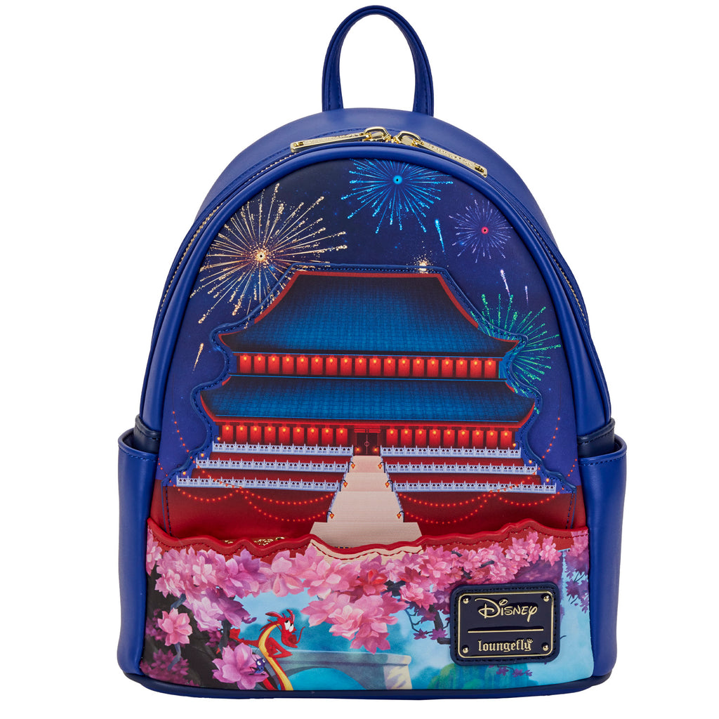 Disney Loungefly Mini Backpack - Disney Castle Series - Mulan Castle