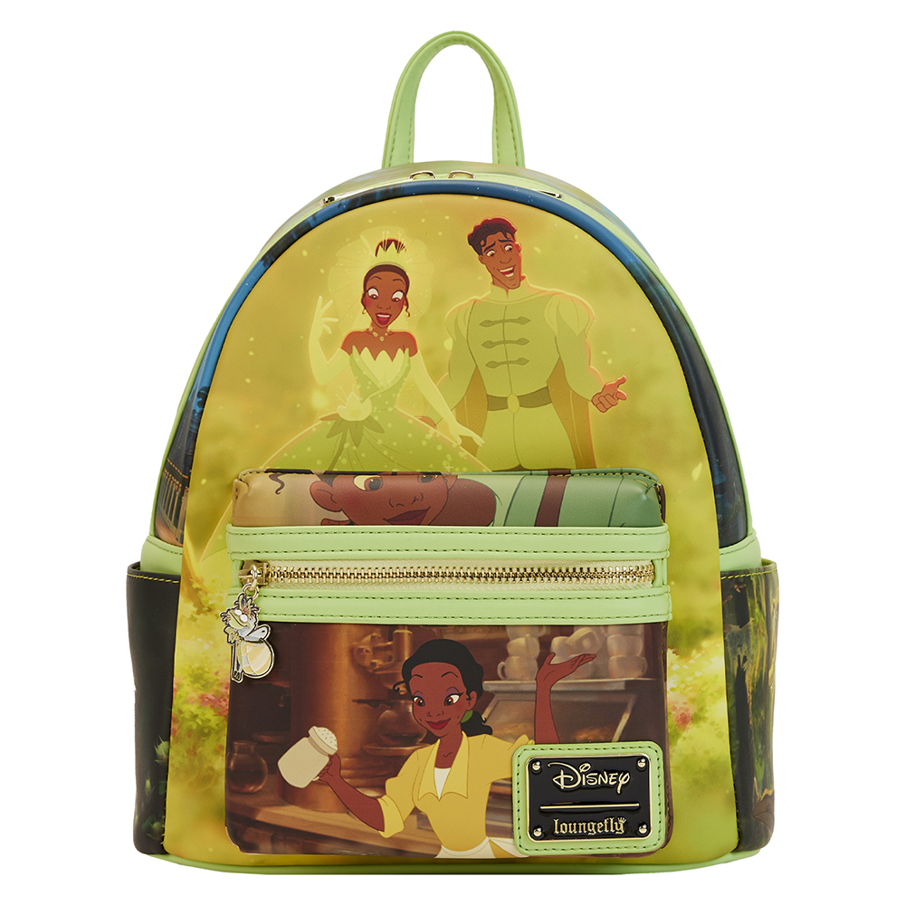 Disney Loungefly Mini Backpack - Disney Princess Scene - Princess and the Frog