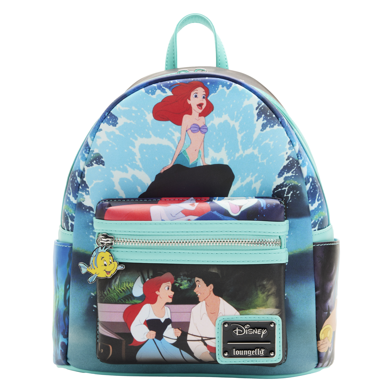 Disney Loungefly Mini Backpack - Disney Princess Scene - The Little Mermaid