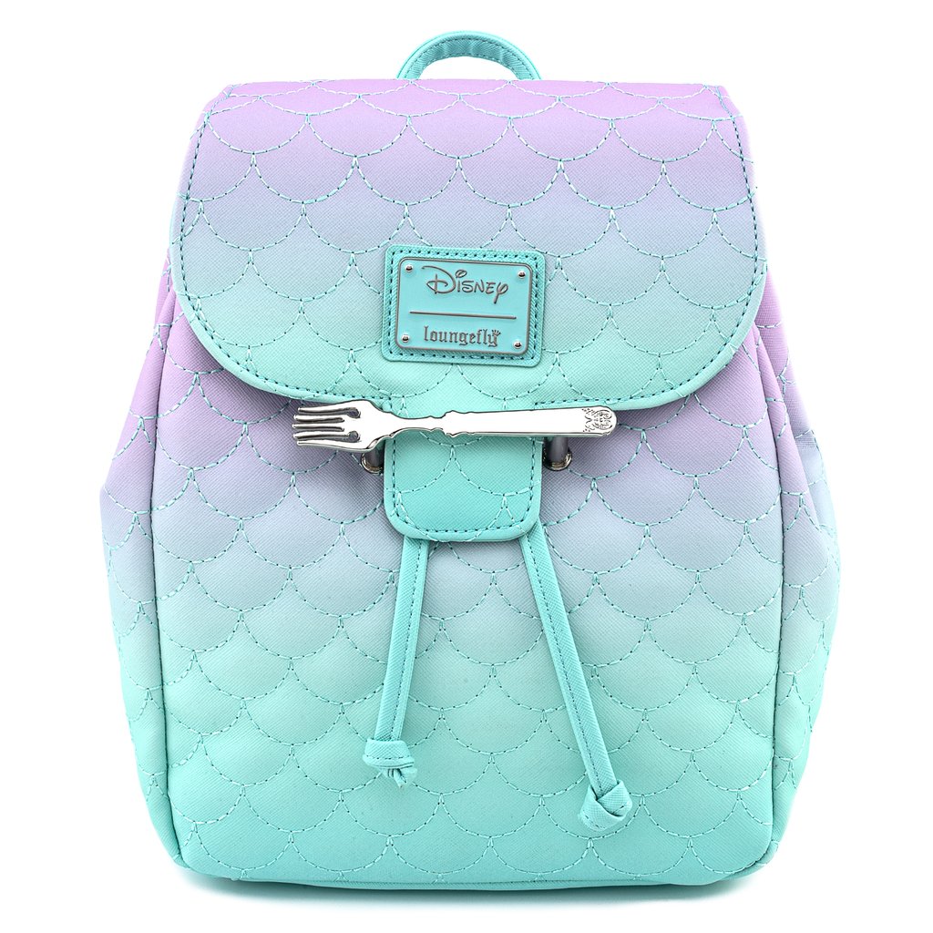 Disney Loungefly Mini Backpack - Little Mermaid Scales Ombre Mini Backpack