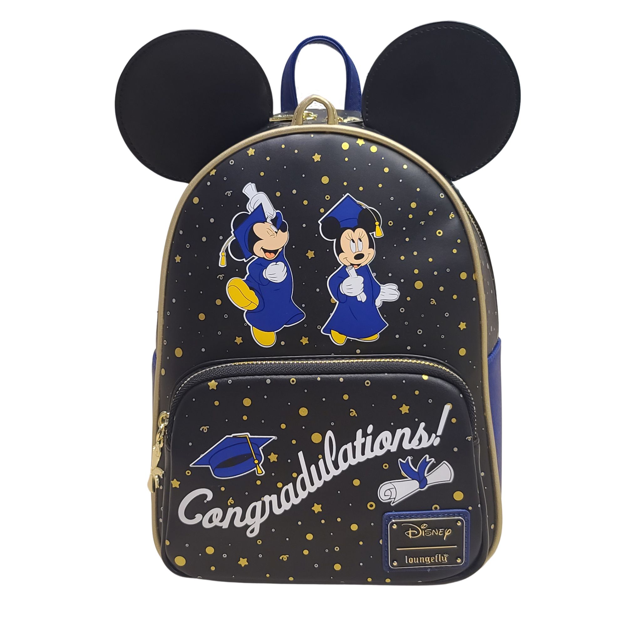 Disney Loungefly Mini Backpack - Mickey and Minnie Graduation Exclusive