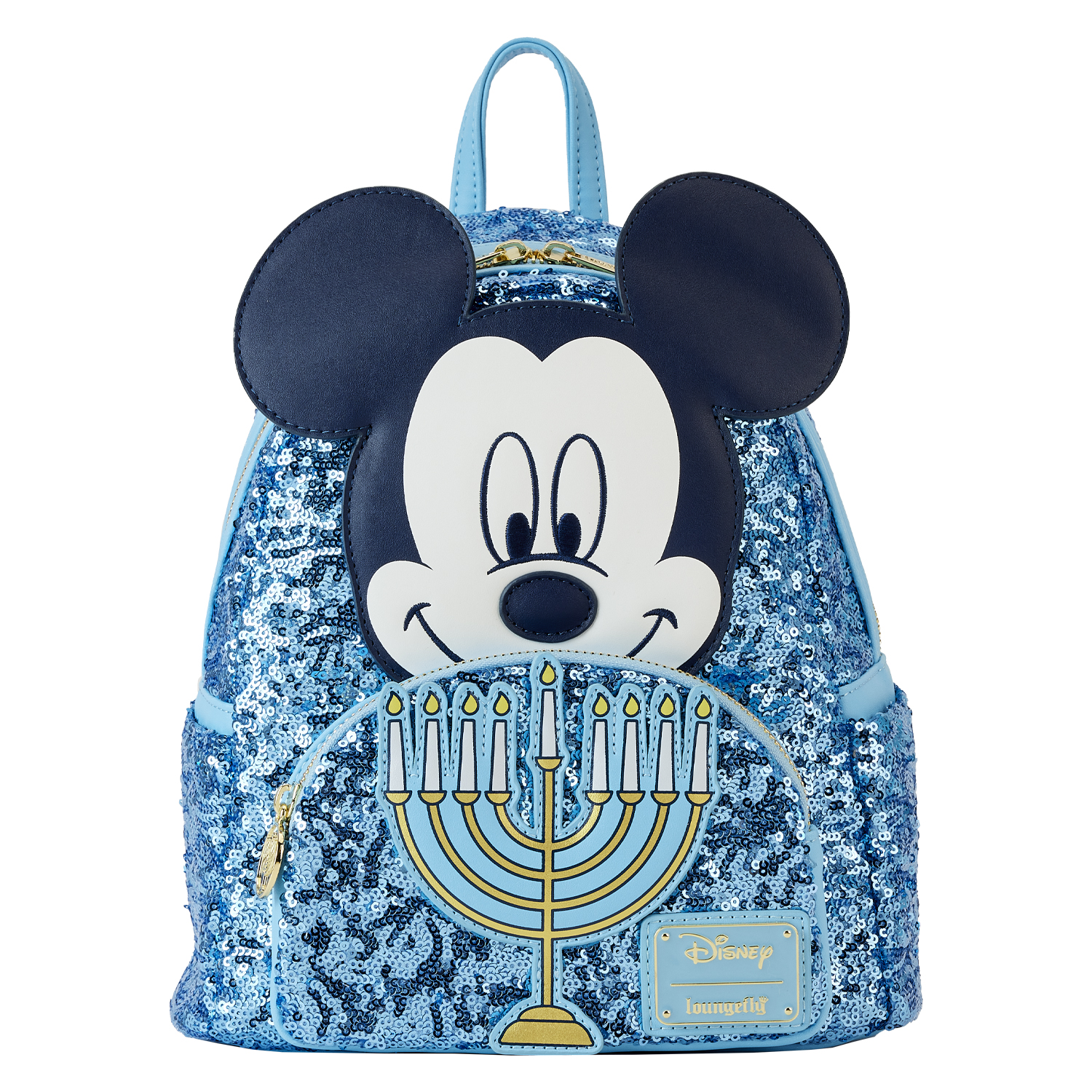 Disney Loungefly Mini Backpack - Mickey Happy Hanukkah Menorah