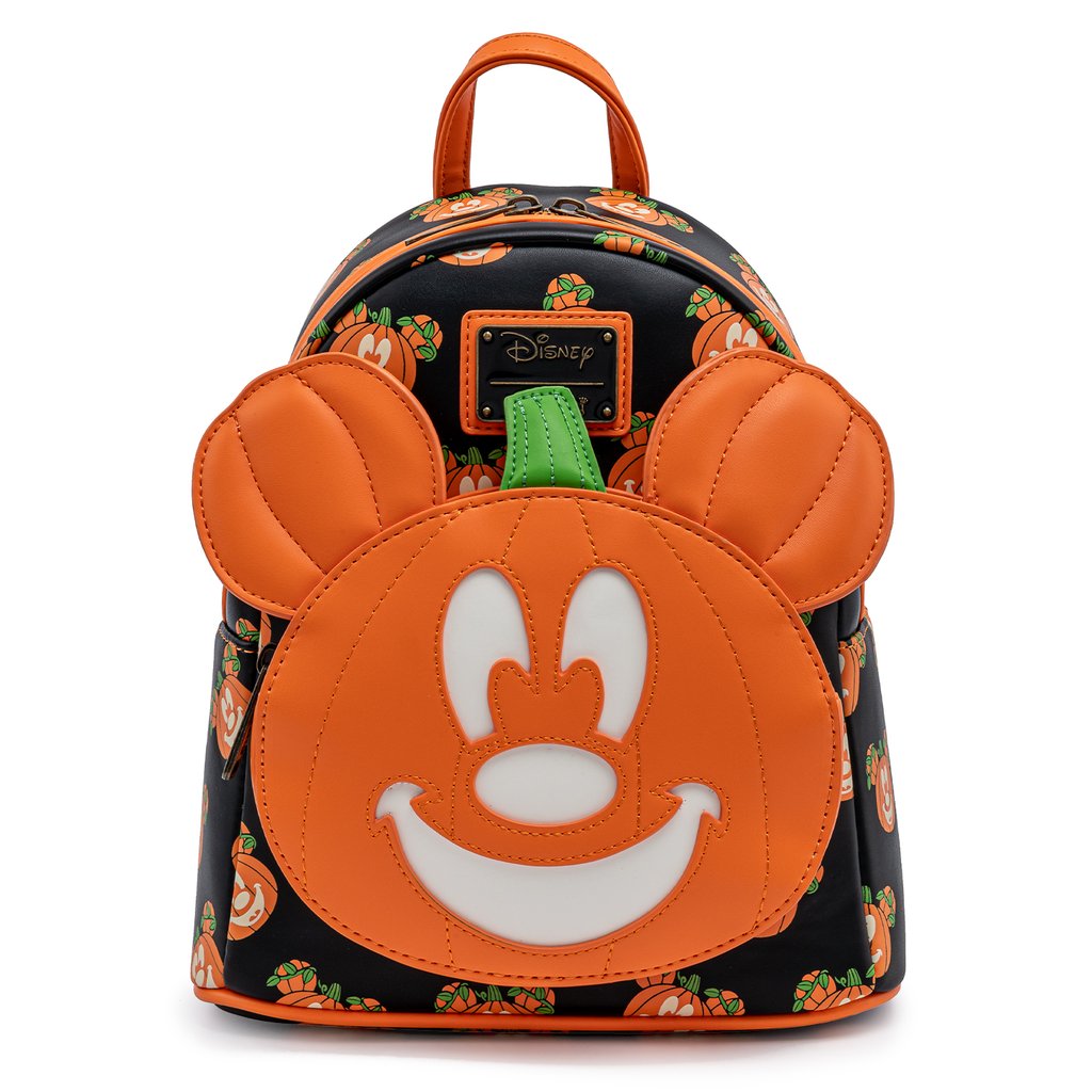 Disney Loungefly Mini Backpack - Mickey-O-Lantern Glow in the Dark