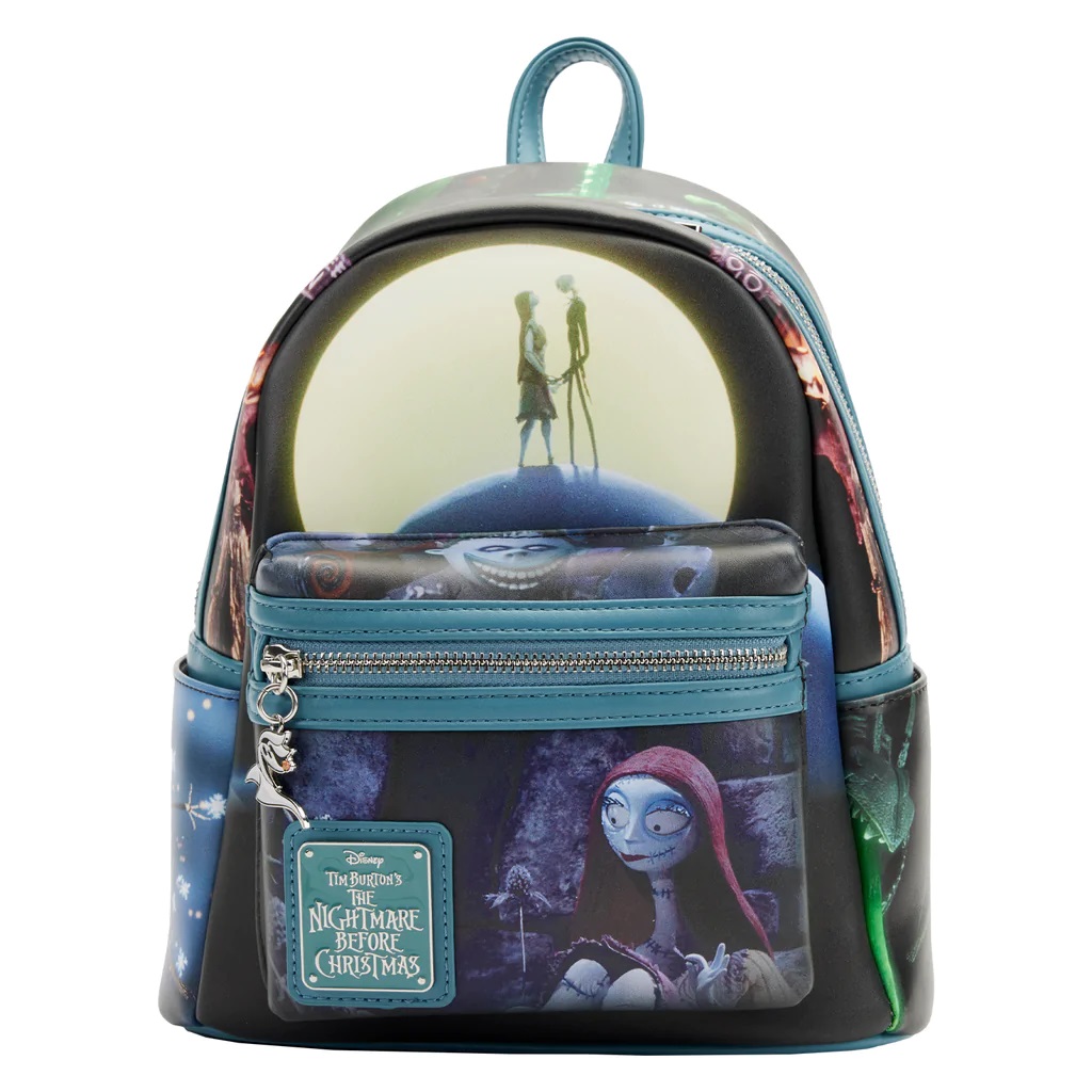 Disney Loungefly Mini Backpack - Nightmare Before Christmas Final Frame Scenes