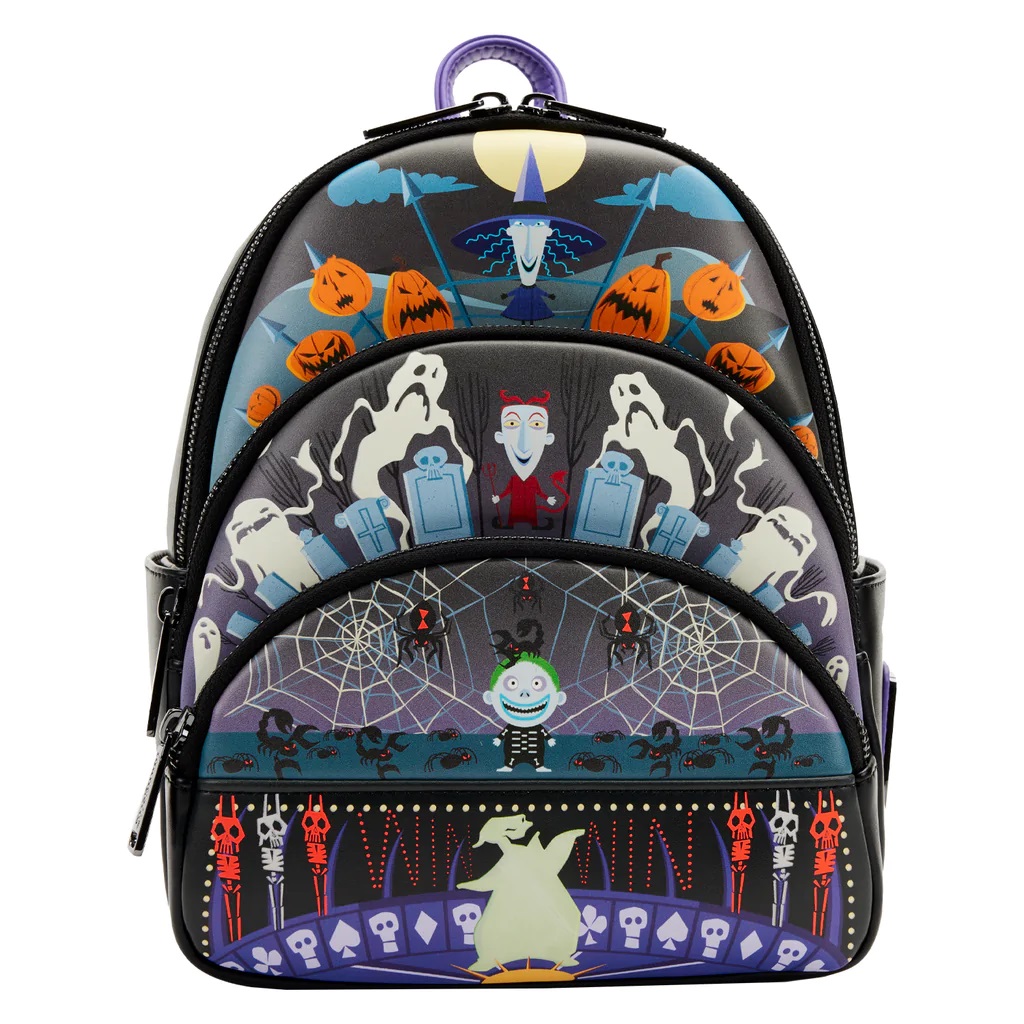 Disney Loungefly Mini Backpack - Nightmare before Christmas Lock Shock Barrel